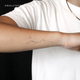 Mountain Temporary Tattoo By M3.Ink (Set of 3)