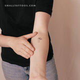 Palm Tree Couple Temporary Tattoo By M3.Ink (Set of 3)