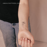 Palm Tree Couple Temporary Tattoo By M3.Ink (Set of 3)