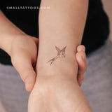 Swallow Temporary Tattoo By M3.Ink (Set of 3)