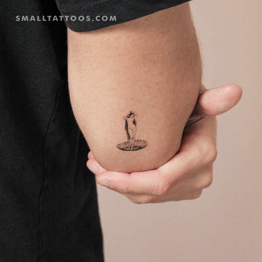 Venus By Bouguereau Temporary Tattoo (Set of 3)