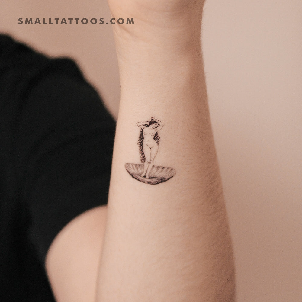 Venus By Bouguereau Temporary Tattoo (Set of 3)