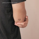 Half Coconut Temporary Tattoo (Set of 3)