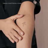 Ribbon Bow By Stefano Mazza Temporary Tattoo (Set of 3)