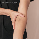 Lovely Teddy Bear By Stefano Mazza Temporary Tattoo (Set of 3)