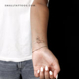 Fawn By Stefano Mazza Temporary Tattoo (Set of 3)