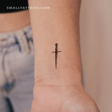 Dagger Temporary Tattoo (Set of 3)
