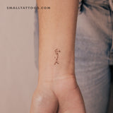 Moon Holding Mermaid Temporary Tattoo By Stefano Mazza (Set of 3)