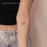 Red Welsh Dragon Temporary Tattoo (Set of 3)