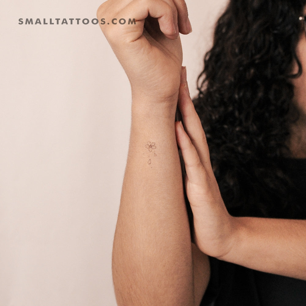 Forget-me-not By Stefano Mazza Temporary Tattoo (Set of 3)