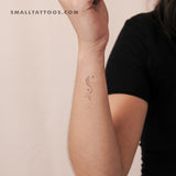 Star Moon Mermaid By Stefano Mazza Temporary Tattoo (Set of 3)