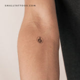 Virgin Mary Medal Temporary Tattoo (Set of 3)