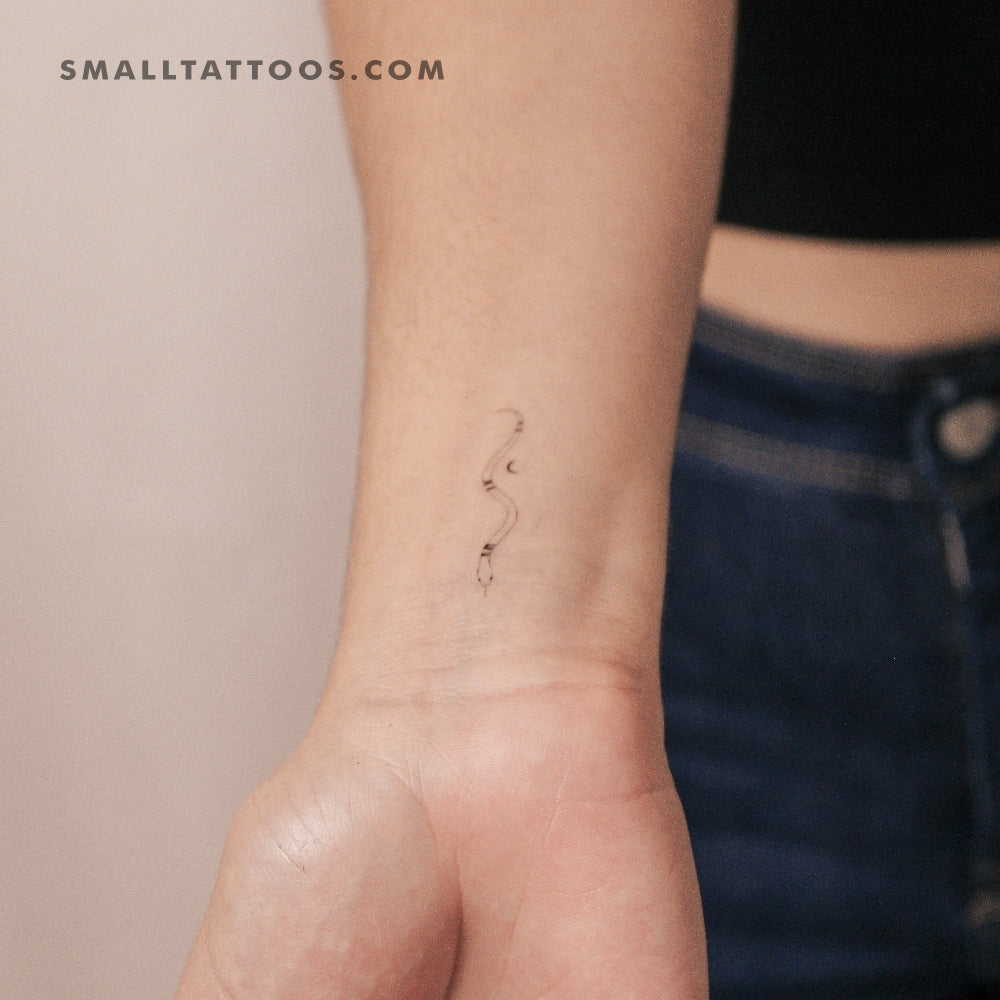 Snake By Stefano Mazza Temporary Tattoo (Set of 3)