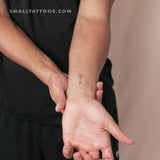 Vintage Key By Stefano Mazza Temporary Tattoo (Set of 3)