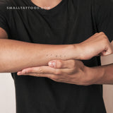 Moon Phases By Stefano Mazza Temporary Tattoo (Set of 3)