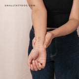 The Abduction Of Psyche By Stefano Mazza Temporary Tattoo (Set of 3)