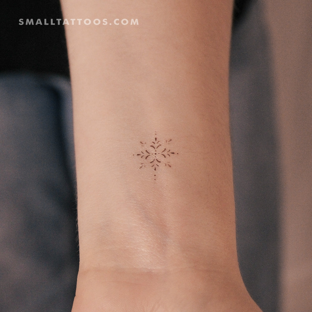 Small Ornament By Stefano Mazza Temporary Tattoo (Set of 3)
