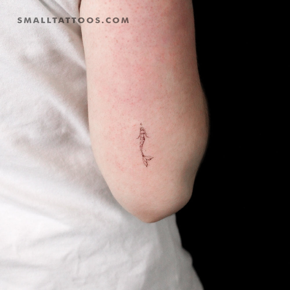 Mermaid By Stefano Mazza Temporary Tattoo (Set of 3)