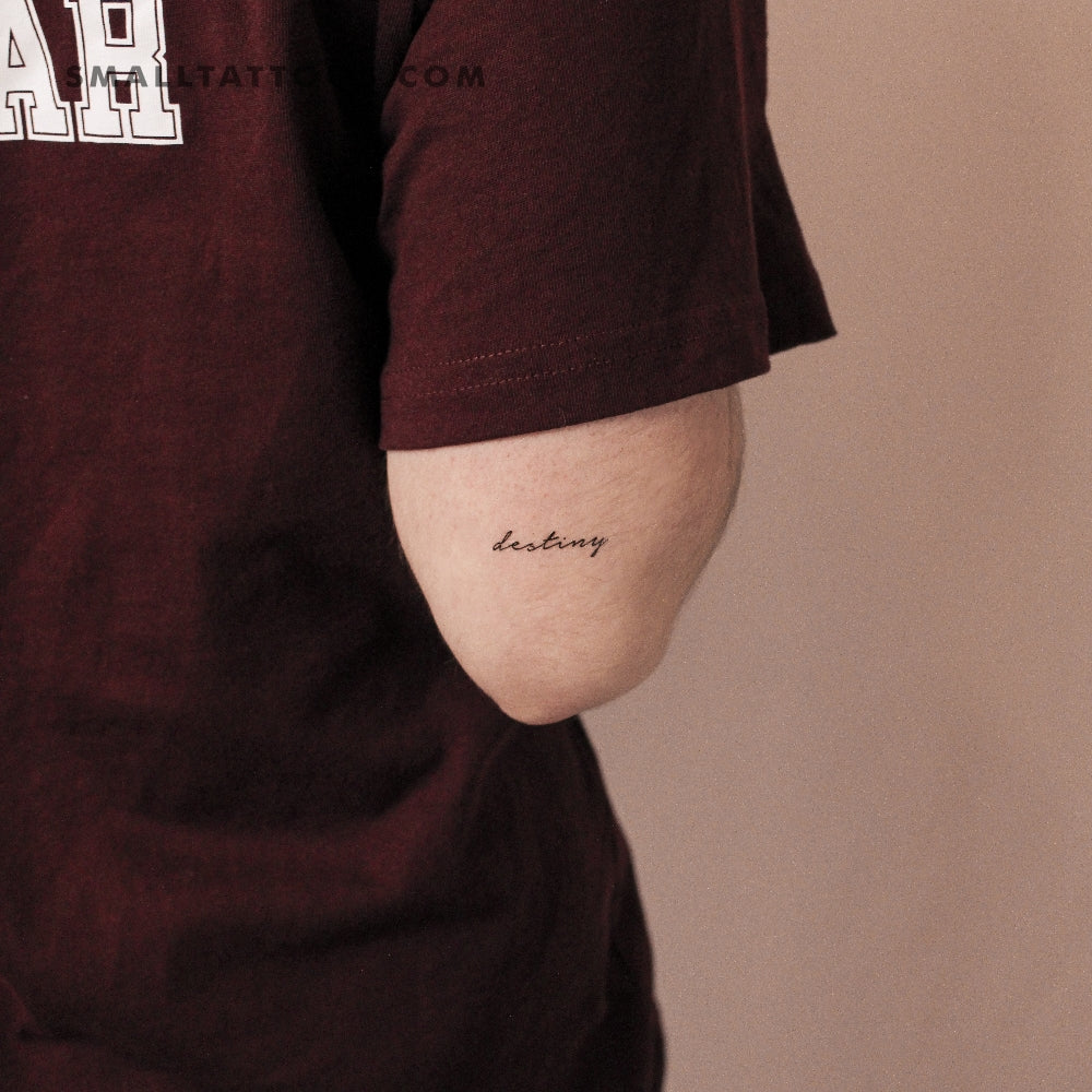 Tatuaje temporal del destino (juego de 3)