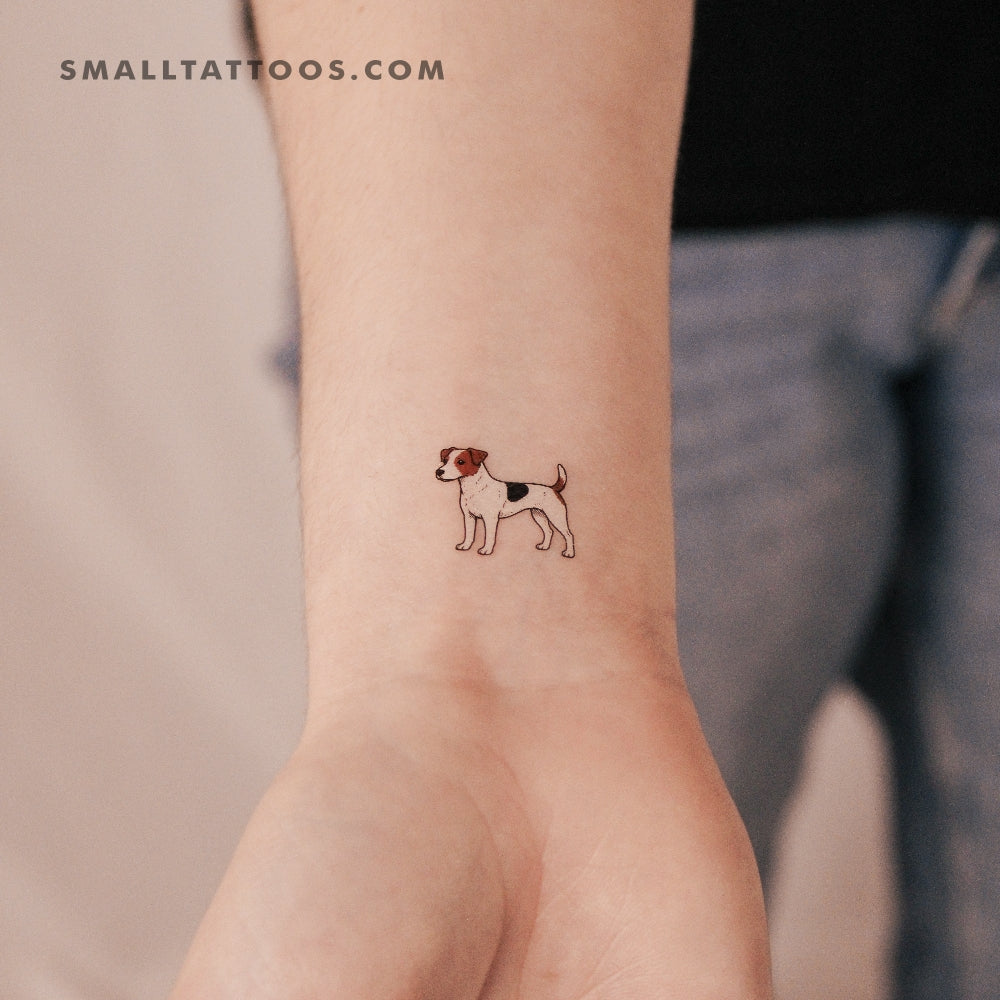 Tatuaje temporal de Parson Russell Terrier (juego de 3)