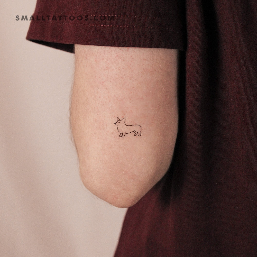 Tatuaje temporal de Pembroke Welsh Corgi (juego de 3)