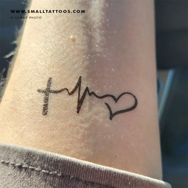 Faith Hope Love Temporary Tattoo (Set of 3)