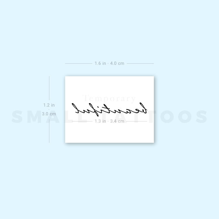 Beautiful Temporary Tattoo (Set of 3)