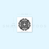 Small Dara Knot Temporary Tattoo (Set of 3)