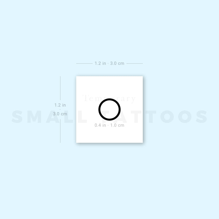 Little Circle Temporary Tattoo (Set of 3)
