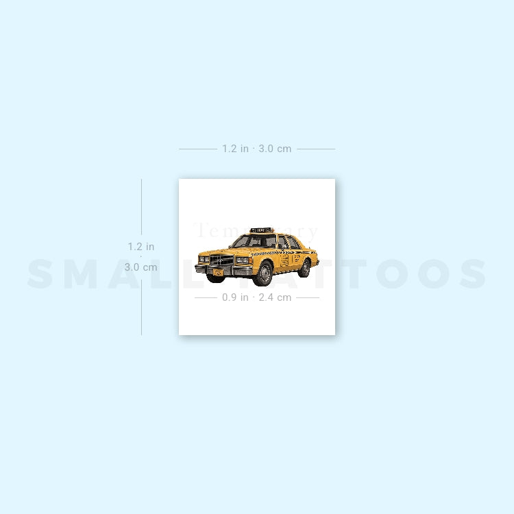 NYC Taxi Temporary Tattoo (Set of 3)