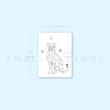 Cheetah By Stefano Mazza Temporary Tattoo (Set of 3)