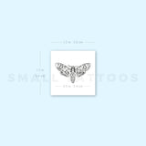 Small Moth Temporary Tattoo (Set of 3)