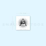 All-Seeing Eye Temporary Tattoo (Set of 3)