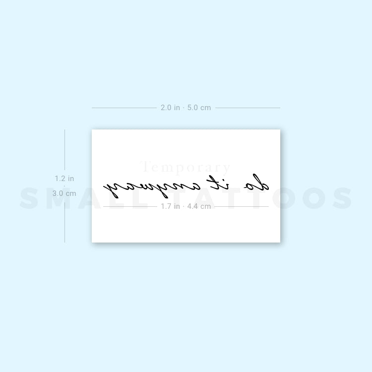 Do It Anyway Temporary Tattoo (Set of 3)