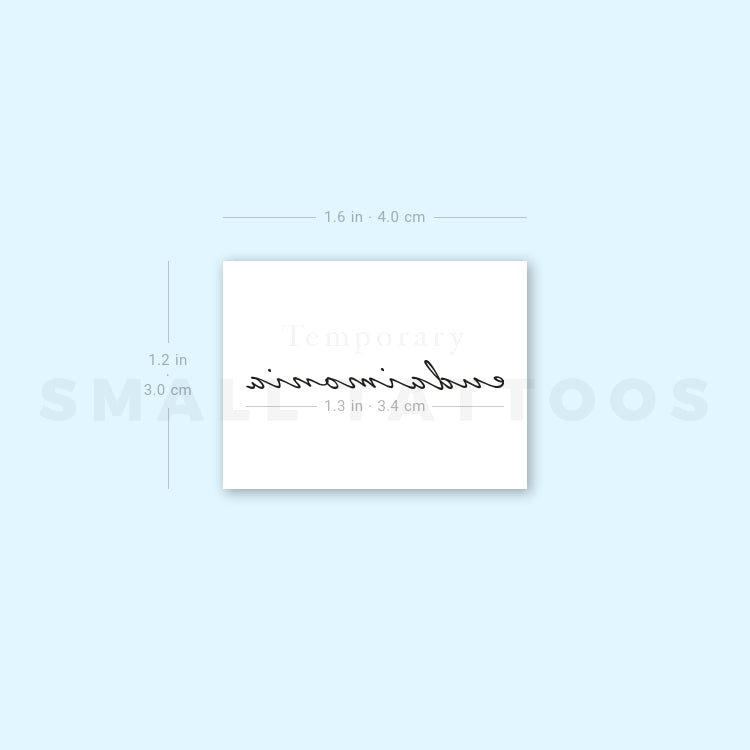 Eudaimonia Temporary Tattoo (Set of 3)
