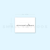 Eudaimonia Temporary Tattoo (Set of 3)