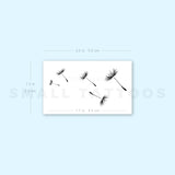 Dandelion Seeds Temporary Tattoo (Set of 3)