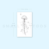 Jellyfish By Stefano Mazza Temporary Tattoo (Set of 3)