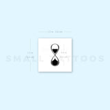 Infinity Hourglass Temporary Tattoo (Set of 3)