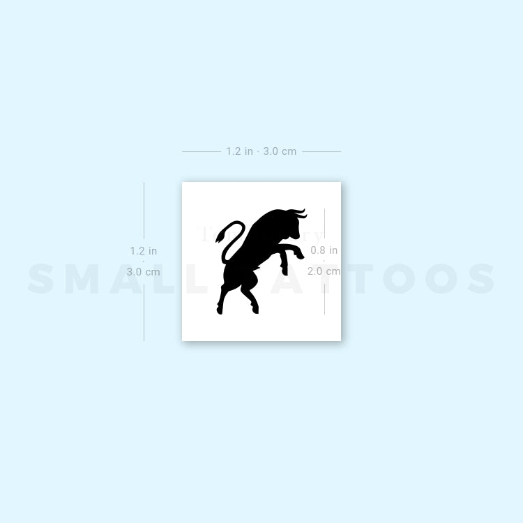 Torino Toro Rampante Temporary Tattoo (Set of 3)