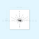 Eye Temporary Tattoo By M3.Ink (Set of 3)