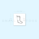 Rain Boot Temporary Tattoo (Set of 3)