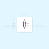 Syringe Temporary Tattoo (Set of 3)