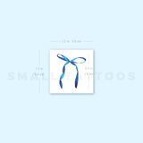 Blue Bow Temporary Tattoo (Set of 3)
