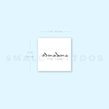 Andante Temporary Tattoo (Set of 3)