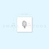 Artichoke Temporary Tattoo (Set of 3)