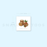 Yule Log Temporary Tattoo (Set of 3)