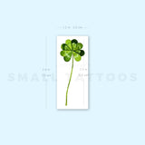 Four Leaf Clover By Ann Lilya Temporary Tattoo (Set of 3)