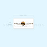 Saturn By Ann Lilya Temporary Tattoo (Set of 3)