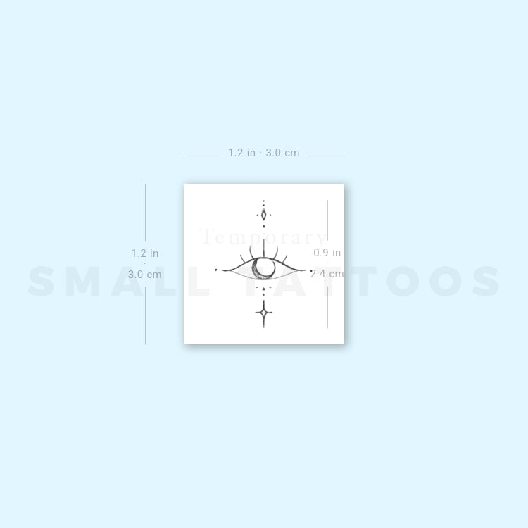 Eye By Stefano Mazza Temporary Tattoo (Set of 3)